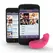 Vibease Pink Smart Vibrating Device - Android App Control, Compact Design
