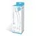 Glas Double Trouble Glass Intimate Wand, Textured, 23.5 cm, Transparent