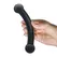Glas Double Bull Black Glass Model - Dual-Ended, 13.5 cm, Hypoallergenic