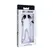 Sportsheets S&M Chained Nipple Clamps Adjustable 33cm Chain, Black/Silver