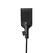 S&M Riding Crop Black Vinyl 43 cm - Durable Compact Model