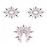 Petits Joujoux Gloria Body Jewelry Set Black & Pink, 300 Crystals