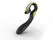 ZINI Roae Black/Gold - Ergonomic Silicone Personal Massager 195mm
