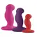 Nexus G-Play Trio Plus Set Pink Red Purple - Vibrating Silicone System