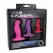 Nexus G-Play Trio Plus Set Pink Red Purple - Vibrating Silicone System