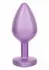 CalExotics Jewel Diamond Heart Plug Large - Elegant Metal Intimate Accessory