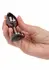 CalExotics Jewel Diamond Heart Plug Small - Silver, Elegant Nickel-Free Design