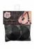 Kinky Diva PU Leather Nipple Covers Ring Black Reusable Adhesive