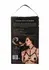 Open Cup Bra Deluxe Satin Harness Adjustable Black 8720726094177