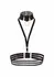 Halter Harness Plus O-Ring Collar Satin Adjustable Black