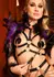 Feather Shoulder Wrap Elegant Satin Band Black Adjustable Fit