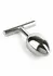 Mr. Steel Pod Plunger Stainless Steel Intimate Device with T-Handle 16 cm