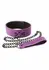 Lust Bondage Collar Purple - Adjustable Neoprene Vinyl Restraint