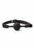 Sinful Soft Silicone Ball Gag Adjustable Black Comfort Strap 657447099939