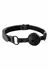 Renegade Bondage Ball Gag Black - Adjustable Vinyl Strap System