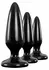 Renegade Pleasure Plug Trainer Kit 3 Sizes TPE Suction Base Black