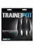 Sliders 3pc Trainer Kit Silicone Plug Set with Suction Base Black
