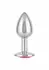 Jewel Small Rose Plug Metallic Intimate Accessory with Gem Accent