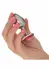 Jewel Small Rose Plug Metallic Intimate Accessory with Gem Accent