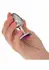 Jewel Small Amethyst Plug - Metallic Model with Gem Accent, Compact Size