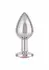 Jewel Large Rose Plug Metallic Intimate Accessory with Gem Accent