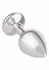 Jewel Large Rose Plug Metallic Intimate Accessory with Gem Accent