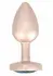 ToyJoy HAPPINESS Time To Shine Plug Heart-Shaped Gem Aluminum Silver S