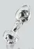 TOYJOY GLASS WORXX Stargazer Glass Plug Medium Clear