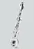 TOYJOY GLASS WORXX Sparkle Wand - Glass Intimate Massager, Wavy Design