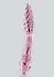 TOYJOY GLASS WORXX Dual-Ended Rhinestone Wand Pink Glass 21 cm