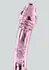 TOYJOY GLASS WORXX Dual-Ended Rhinestone Wand Pink Glass 21 cm