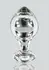TOYJOY GLASS WORXX Brilliant Anal Star Glass Plug, Bulbous Tip, Clear