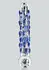 TOYJOY GLASS WORXX Diamond Dazzler Dong Blue Glass Intimate Model