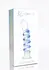 TOYJOY GLASS WORXX G-Spot Gemstone Curved Glass Intimate Device Blue