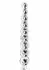 TOYJOY GLASS WORXX Dual-Use Frozen Fountain Glass Massager 18 cm