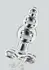 TOYJOY GLASS WORXX Crystal Anal Jewel - Glass Plug with Flared Base