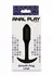 ToyJoy Smooth Plug Large Silicone Anal Model 12.2 cm Black