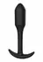 ToyJoy Smooth Plug Medium Silicone Anal Model 10.9cm Black
