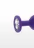 TOYJOY Diamond Booty Jewel Large Silicone Plug with Gemstone Accent