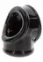Manpower by TOYJOY Triple Pipe C-Ring Black TPR Support System 3cm/3.5cm
