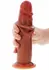 Foreskin Dong Vibrating Silicone 19 cm Dual Density Remote Control