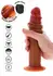 ToyJoy Foreskin Dong Vibrirajući Silikon 22 cm Dual Density sa daljinskim upravljačem