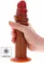 ToyJoy Foreskin Dong vibrirajući silikonski dildo 24 cm dvostruke gustine sa daljinskim upravljačem