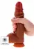 ToyJoy vibrirajući silikonski dildo sa kožicom 20 cm Dual Density sa daljinskim upravljačem