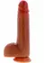 ToyJoy vibrirajući silikonski dildo sa kožicom 20 cm Dual Density sa daljinskim upravljačem