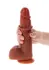 ToyJoy vibrirajući silikonski dildo sa kožicom 20 cm Dual Density sa daljinskim upravljačem