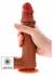 ToyJoy Foreskin vibrirajući silikonski model 23 cm Dual Density, USB punjivi