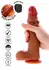 ToyJoy Foreskin vibrirajući silikonski model 23 cm Dual Density, USB punjivi