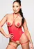 Kinky Diva Risque bodi bez korpica i otvorenog preponskog dela sa podesivim bretelama crni seksi veš