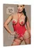 Kinky Diva Risque bodi bez korpica i otvorenog preponskog dela sa podesivim bretelama crni seksi veš